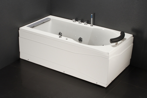 Bồn Tắm Massage +Massage hơi Không Chân - Không Yếm CAESAR MT211AL(R)