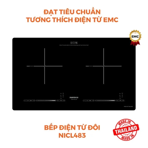 Bếp Điện Từ Đôi Nanoco NICL483