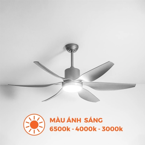 Quạt Trần Nanoco 6 Cánh Đèn Led NCF5462-SL