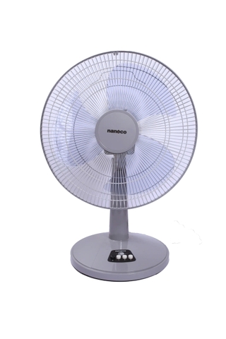 Quạt bàn Nanoco NTF1630G (Xám, Bạc đạn)