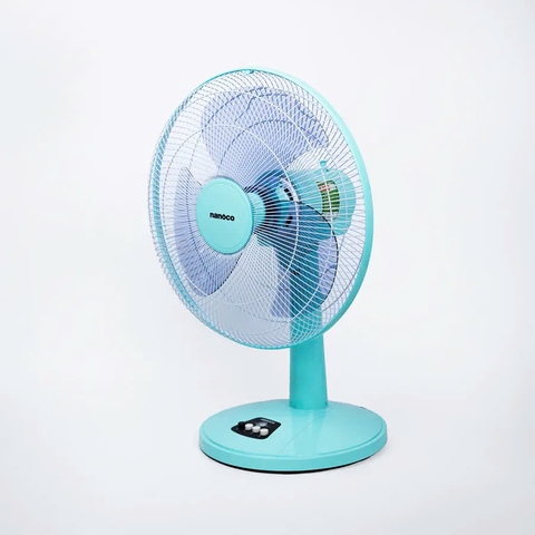 Quạt bàn Nanoco NTF1630J (Xanh ngọc, Bạc đạn)