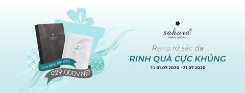 RẠNG RỠ SẮC DA - RINH QUÀ CỰC KHỦNG CÙNG SAKURA BEAUTY