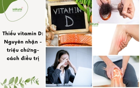 Thiếu vitamin D: Nguyên nhận, triệu chứng, cách điều trị hiệu quả