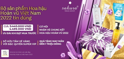 CHĂM DA CHUẨN HOA HẬU – NHẬN VÉ VÀNG 20 TRIỆU