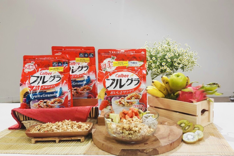 Mỗi ngày nên sử dụng bao nhiêu ngũ cốc Calbee