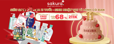 Đại Tiệc Sinh Nhật SAKURA 11Tuổi – Tri Ân Khách Hàng Với Ưu Đãi Bùng Nổ
