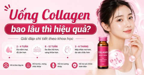 Uống Collagen Bao Lâu Thì Có Hiệu Quả?