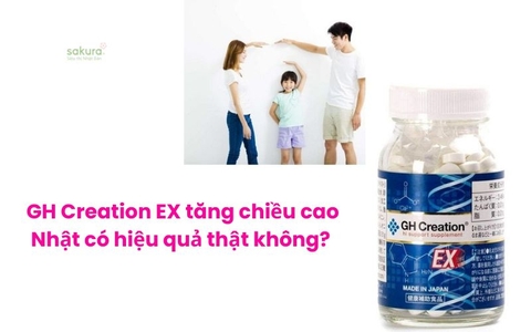 [Review] GH Creation EX tăng chiều cao Nhật có hiệu quả thật không?