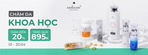 ƯU ĐÃI THÁNG 4 - CHĂM DA KHOA HỌC CÙNG TRIỆU DEAL HOT