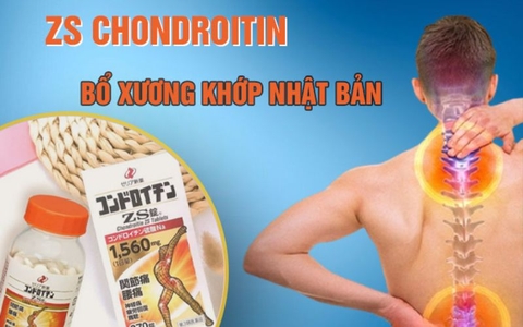 Đánh giá sản phẩm viên uống bổ xương khớp nhện ZS Chondroitin 270 viên
