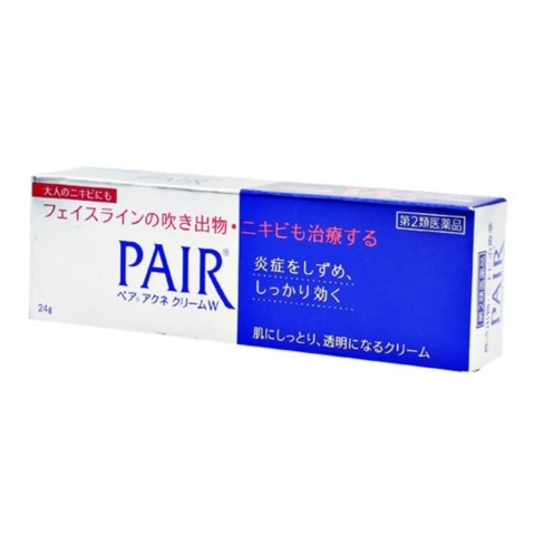 Kem Trị Mụn Trứng Cá, Mụn Bọc Pair Acne W Cream 24g