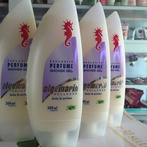 Sữa tắm cá ngựa Algermarin 300Ml hương nước hoa - Hàng Nhật nội địa