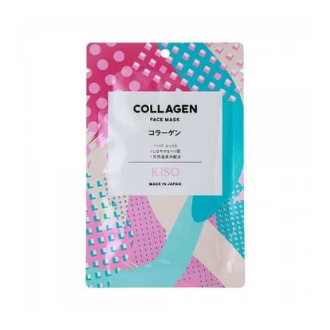 Mặt nạ Kiso Collagen 20g (căng bóng, mềm mịn, chống lão hoá) - Hàng Nhật nội địa