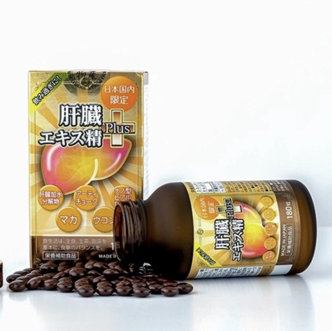 Viên Uống Bổ Gan Cao Cấp Liver Hydrolyzate Plus NICHIEI BUSSAN 180 Viên - Hàng Nhật chính hãng
