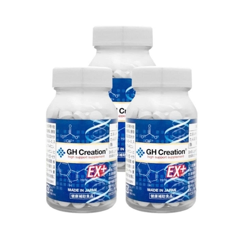 ( Chính hãng) Liệu Trình 1 Năm 3 Lọ Viên Uống Hỗ Trợ Phát Triển Chiều Cao GH EX+ 270 Viên Nhật Bản