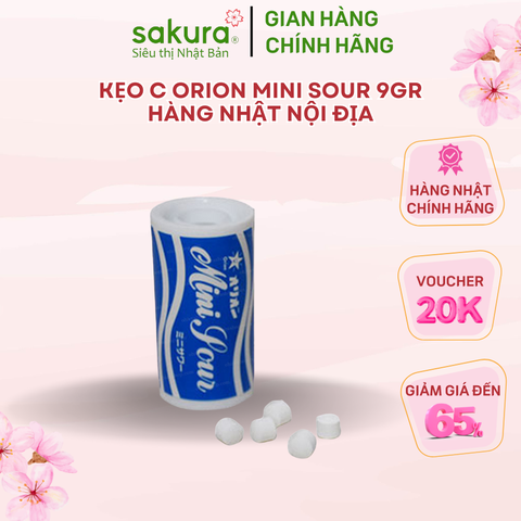Kẹo C Orion MIni Sour 9Gr  - Hàng Nhật nội địa