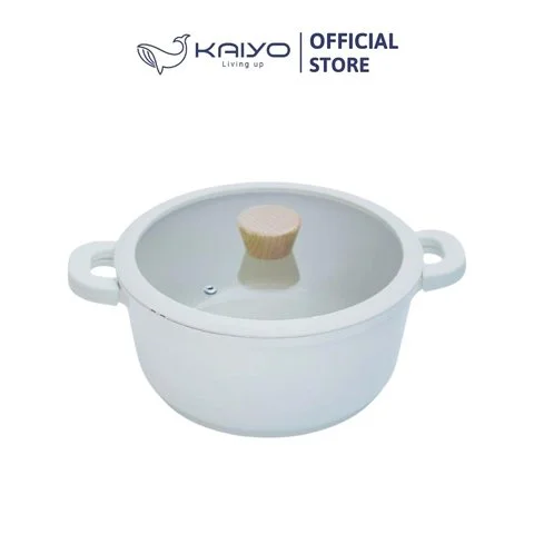 Nồi nhôm đúc đáy từ nguyên khối Elegant Kaiyo 20cm - Hàng Nhật nội địa