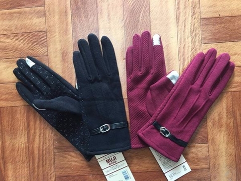 Găng tay nỉ mùa đông nam- nữ Muji - Hàng Nhật nội địa