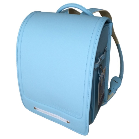 Cặp Randoseru màu xanh chống gù lưng cho trẻ học tiểu học