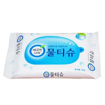 Giấy ướt Kleannara 10 tờ hướng bạc hà