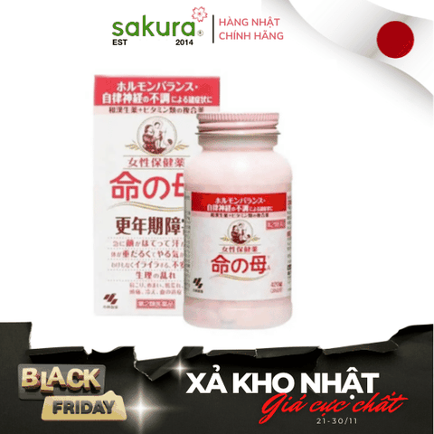 Viên Uống Hỗ Trợ Tiền Mãn Kinh Kobayashi Nhật Bản 840 Viên - Hàng Nhật nội địa