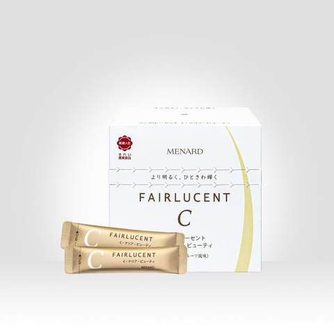 Bột Vitamin C Menard Fairlucent Dưỡng Trắng, Làm Mờ Nám, Chống Nắng Nội Sinh (60 gói)