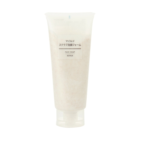 Sữa rửa mặt tẩy da chết Muji 200g - Hàng Nhật nội địa