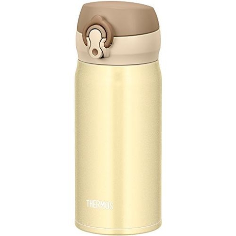 Bình nước giữ nhiệt Thermos 350ml (màu be) - Hàng Nhật nội địa