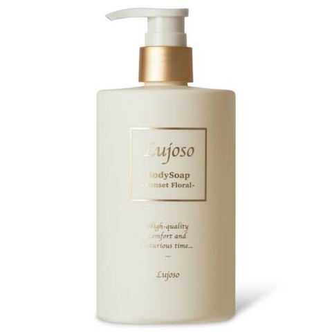 Sữa tắm Lujoso Sunset Floral (màu trắng) 400ml - Hàng Nhật nội địa