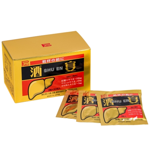 Viên uống giải rượu bảo vệ gan Ribeto Shoji Shuen Nhật Bản (Hộp 30 gói x 3 viên)- Hàng Nhật nội địa