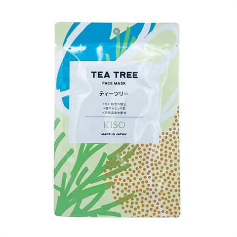 Mặt nạ Kiso Tea Tree da da dầu mụn 20g - Hàng Nhật nội địa