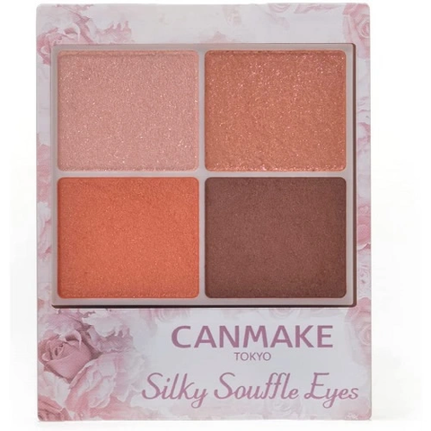 Phấn mắt Canmake 4 màu Silky Souffle Eyes 07- Hàng Nhật chính hãng
