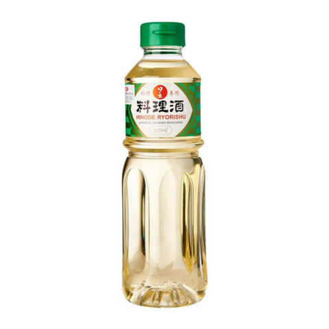 Gia vị nấu ăn Mirin Hinode màu xanh ít ngọt 500ml - Hàng Nhật nội địa