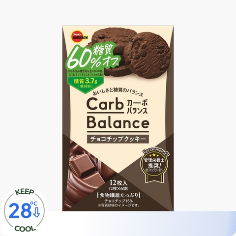 Bánh quy nướng vị Chocochip Carb Balance 12 chiếc - Hàng Nhật nội địa