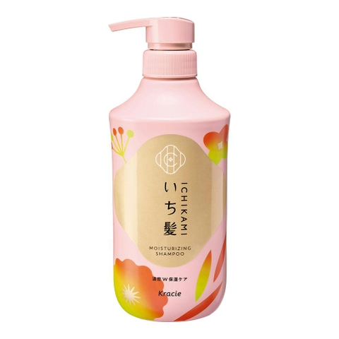 Dầu gội dưỡng ẩm tóc Ichikami Moisturizing Shampoo Kraice 450ml - Hàng Nhật chính hãng