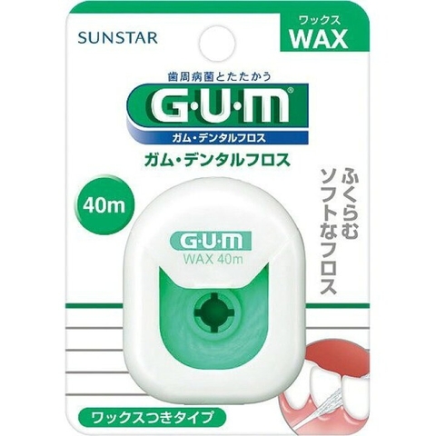 Chỉ nha khoa Sunstar Gum 40m - Hàng Nhật nội địa
