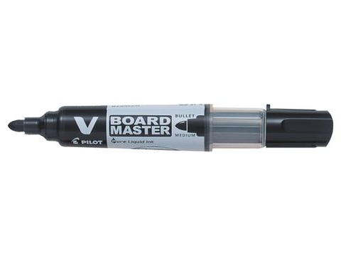 Bút lông bảng Pilot V Board Master có thể thay mực (mực đen) - Hàng Nhật nội địa