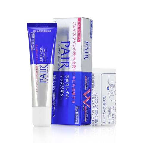 Kem Chấm Giảm Mụn Trứng Cá, Mụn Bọc Pair Acne W Cream 24g - Hàng Nhật chính hãng