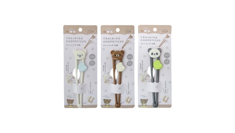 Đũa nhựa tập ăn cho bé - Hàng Nhật nội địa