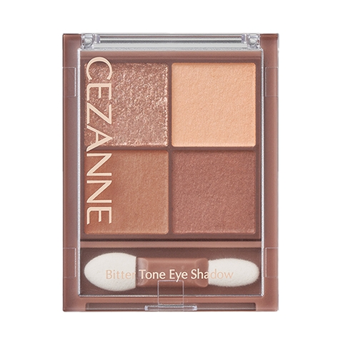 Phấn mắt 4 màu Cezanne Bitter Tone Eye Shadow 01 ( tone be nâu) - Hàng Nhật nội địa