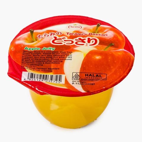 Thạch hủ Tarami Dossari vị táo 230g - Hàng Nhật nội địa