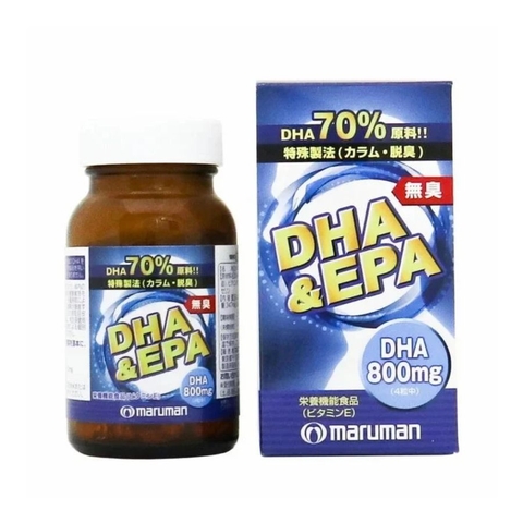 Viên uống DHA 800mg và EPA50mg của Maruman - Hàng Nhật nội địa