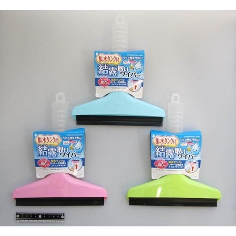 Dụng cụ lau, gạt kính cán ngắn, có hứng nước Seiwa - Hàng Nhật nội địa