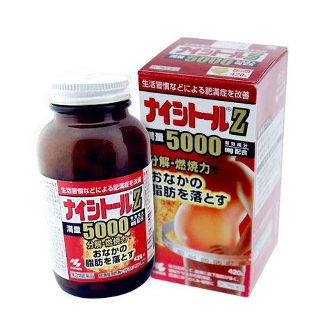 VIÊN GIẢM MỠ BỤNG KOBAYASHI 5000MG 420v Nhật Bản
