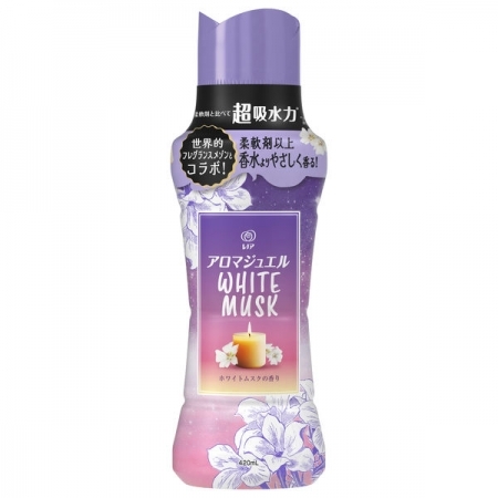 Viên xả vảo khô Lenor Aroma Jewel hương xạ hương trắng 420ml - Hàng Nhật nội địa