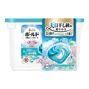 Viên giặt xả đa năng 4in1 P&G Bold 14 viên hương hoa tự nhiên - Hàng Nhật nội địa