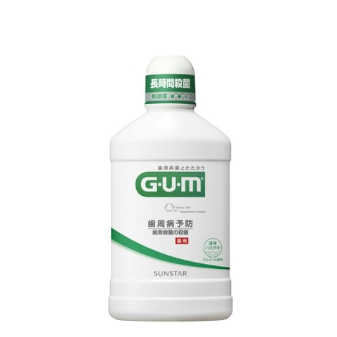 Nước súc miệng nha khoa GUM LA 500ml ( có cồn) - Hàng Nhật nội địa