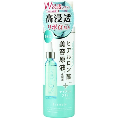 Nước hoa hồng dưỡng da cấp ẩm sau BIYOUGENKEI B:ample Hyaluronic Acid Lotion 185ml - Hàng Nhật nội địa