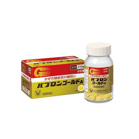 Viên uống hỗ trợ cảm cúm Taisho Pabron Gold A 210 viên – Hàng Nhật chính hãng