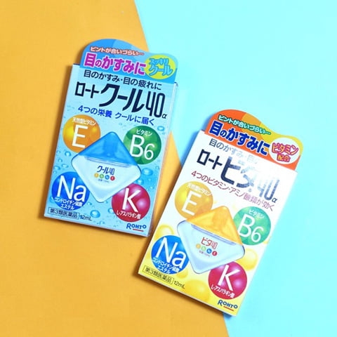 Combo 2 Nhỏ Mắt Rohto Nhật Bản Bổ Sung Vitamin - Hàng Nhật nội địa